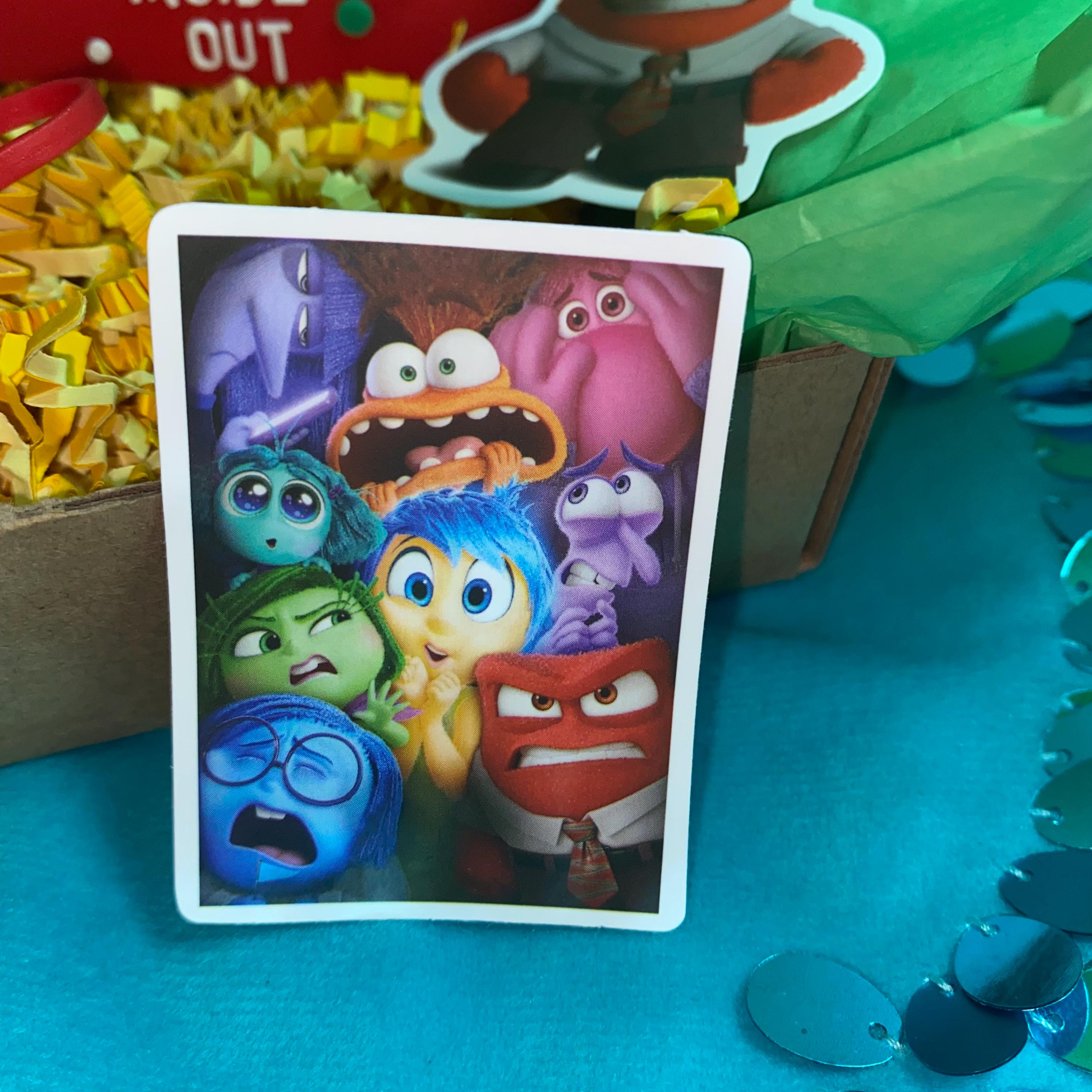 Inside Out 2 Inspired Anger Keychain, Tumbler Straw Cover, Sticker Gift ...