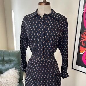 1940s Skirt and Blouse Set