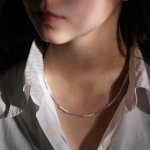 Dainty freshwater pearl necklace perfect for stacking, Gifts for her, Birthday gift, Anniversary gift