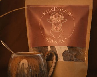 Bloque de Cacao Ceremonial Peruano – Cacao Criollo Orgánico / Chocolate Crudo para Beber con Apertura de Corazón