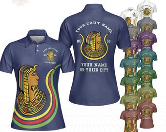 Benutzerdefinierte Doi Poloshirt Frauen Team Uniform Personalisierte Name Nummer Benutzerdefinierte Töchter von Isis Geschenk für Schwestern