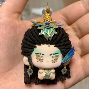 Identity V Clay Man, Clay Model, Cute Clay Model, Clay Doll, Mini Doll, Chibi, Cute Model, Handmade Clay Model, Birthday Gift