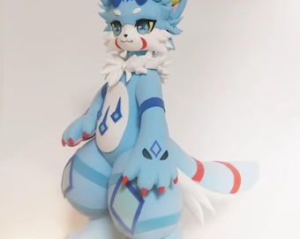 Custom Fursuit Model, Custom Fursuit Statue, Fursuit Statue, Proportional Fursuit Figure, Custom Fursuit Figure, Ornament Statue