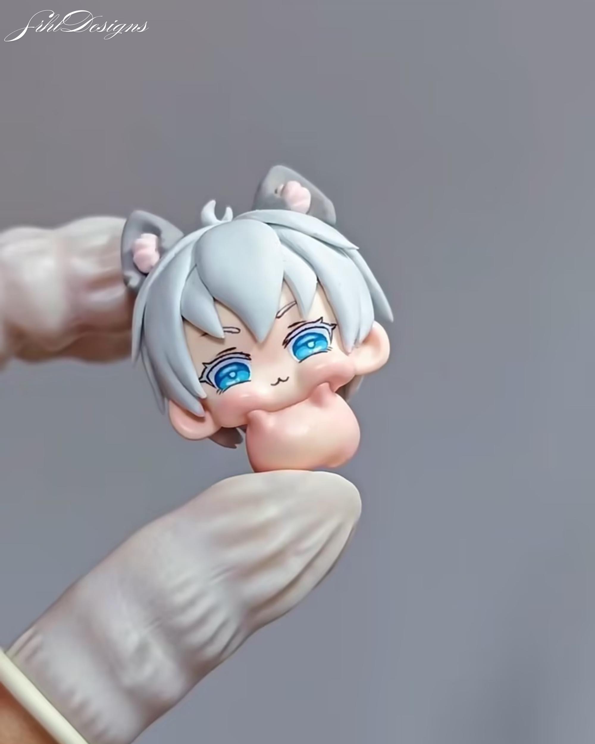 アニメ粘土フィギュア、ゲーム粘土モデル、かわいい粘土モデル、粘土
