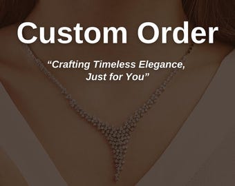 Custom Order 14k/18k Solid Gold Jewelry: Handmade Ring, Necklace, Earrings, Bracelet