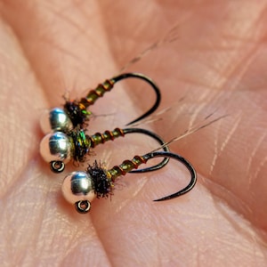 Baetis Midge (x3) - Fly Fishing Flies - Perdigon - Trout