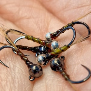 Baetis Perdigon (x3) - Fly Fishing Flies - Perdigon - Trout