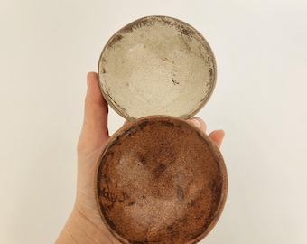 Mini Bowl Couple / Antique Looking
