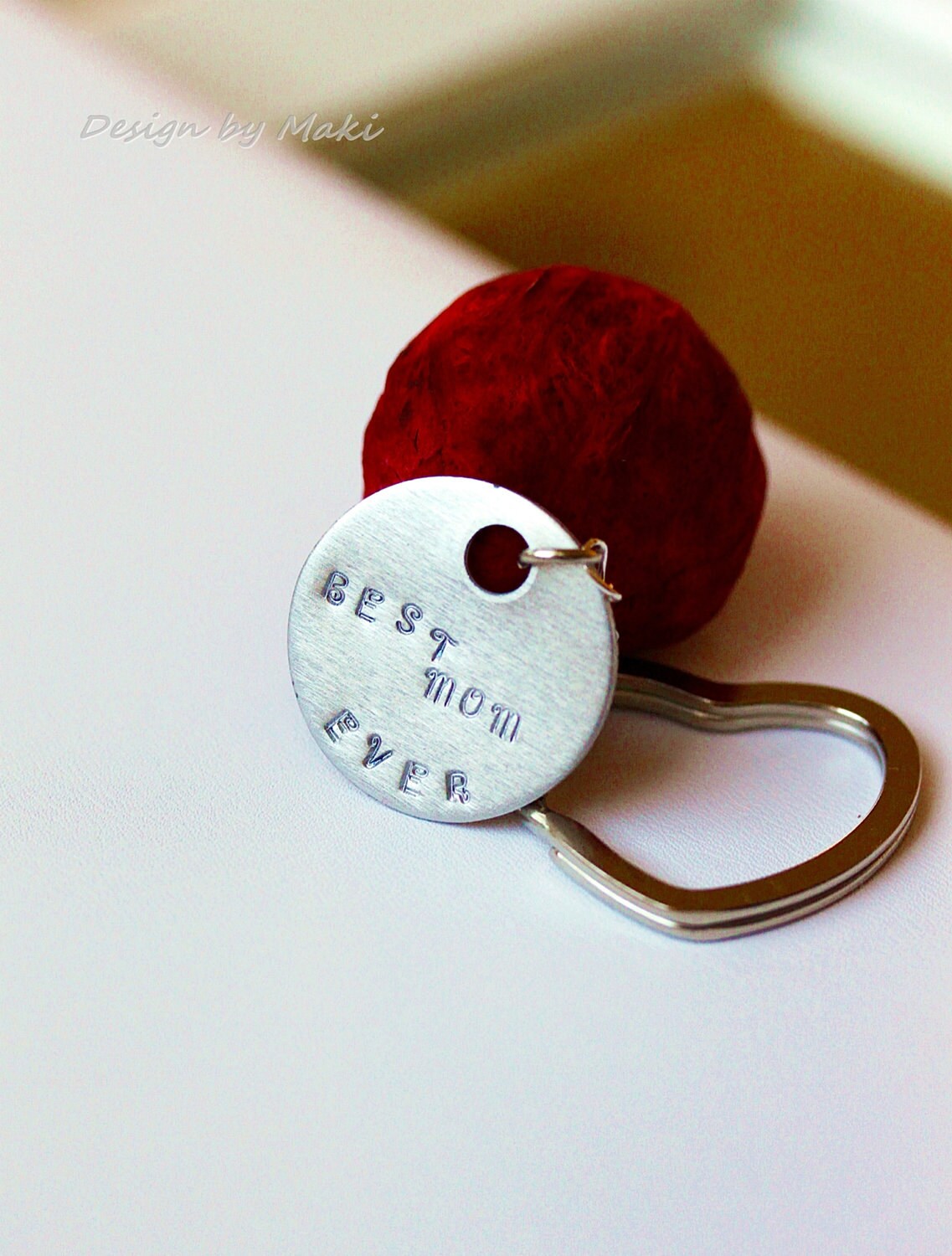 Personalized Custom Keychain Aluminum Hand Stamped Keychain Etsy