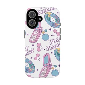 Funda plegable Y2K | Funda resistente con estampado retro de cerezas de los 2000, funda nostálgica para iPhone y Samsung, regalo para ella. imagen 6