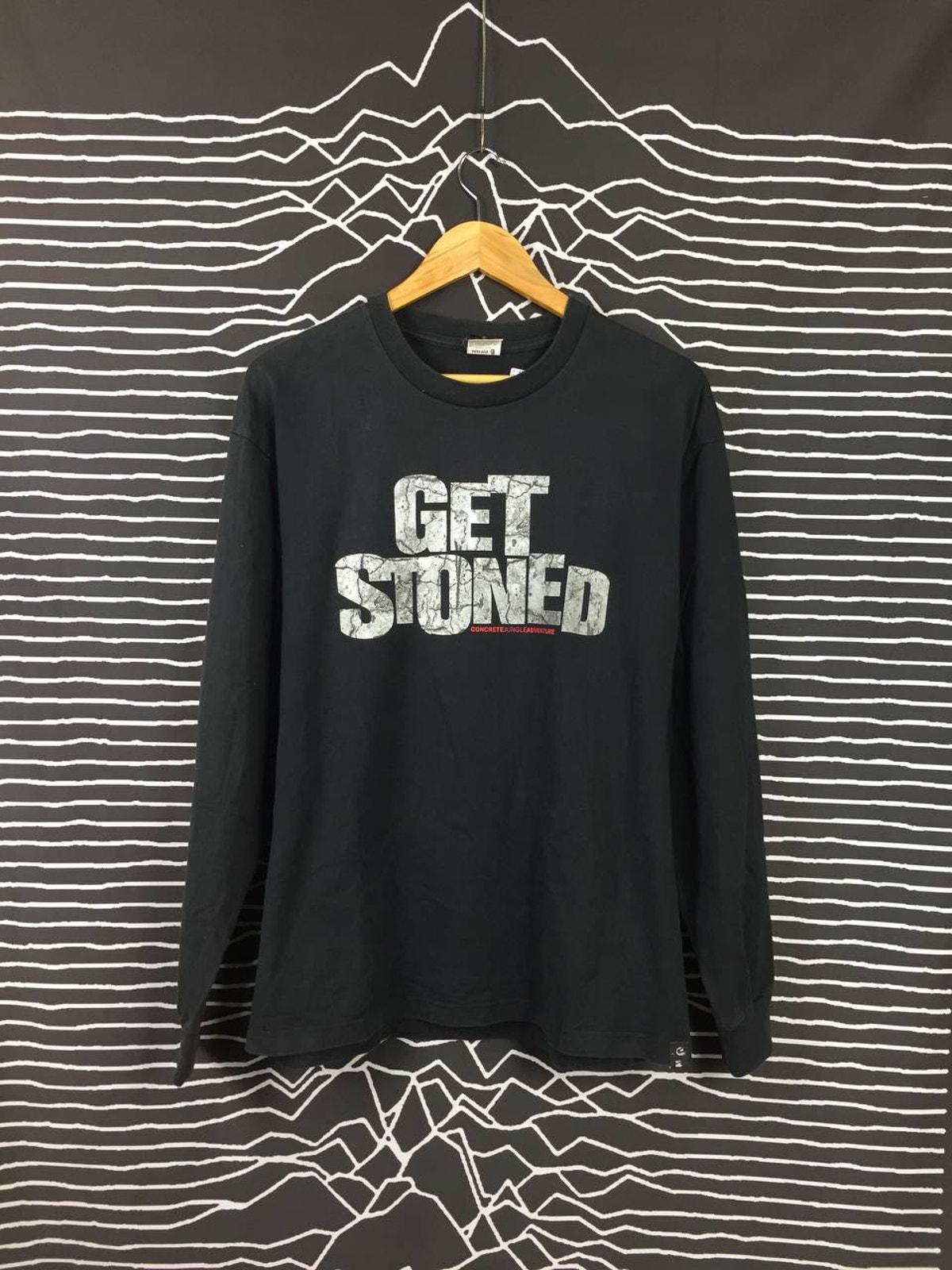 Nitraid Japan Get Stoned ストリートウェア ロングスリーブ Tシャツ 