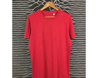 Lululemon Men’s Red Activewear Short Sleeve Basic Tee