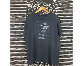 T-shirt promotionnel du jeu vidéo Call Of Duty: Ghosts VTG Distressed