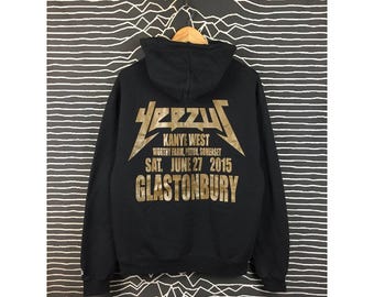 Moletom com capuz Kanye West Yeezus Glastonbury Tour 2015 x Champion