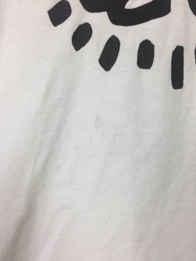 Vtg Keith Haring Uniqlo Pop Art T-shirt met lange mouwen, maat L afbeelding 8
