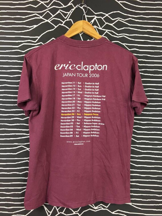 Vtg 2006 Eric Clapton Stussy Design Japan Tour Rock & Roll Band