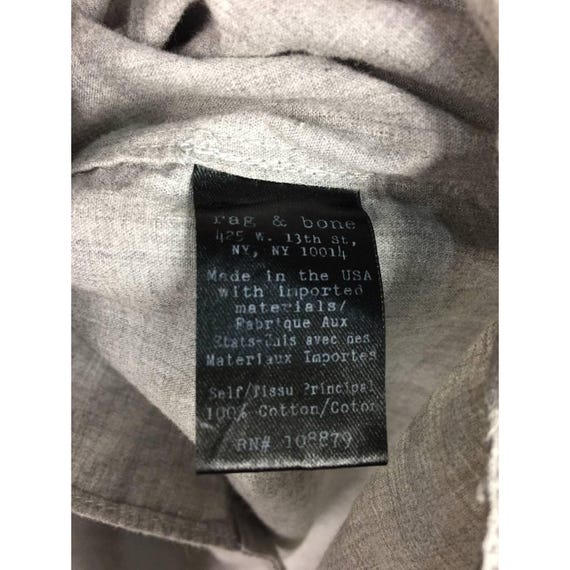 Rag & Bone New York Hidden Placket Long Sleeve Sh… - image 8