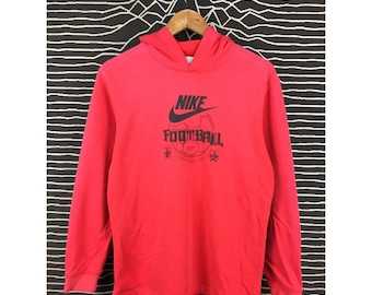 Vtg Nike Football Dept Thirty Three Years Pullover Hoodie