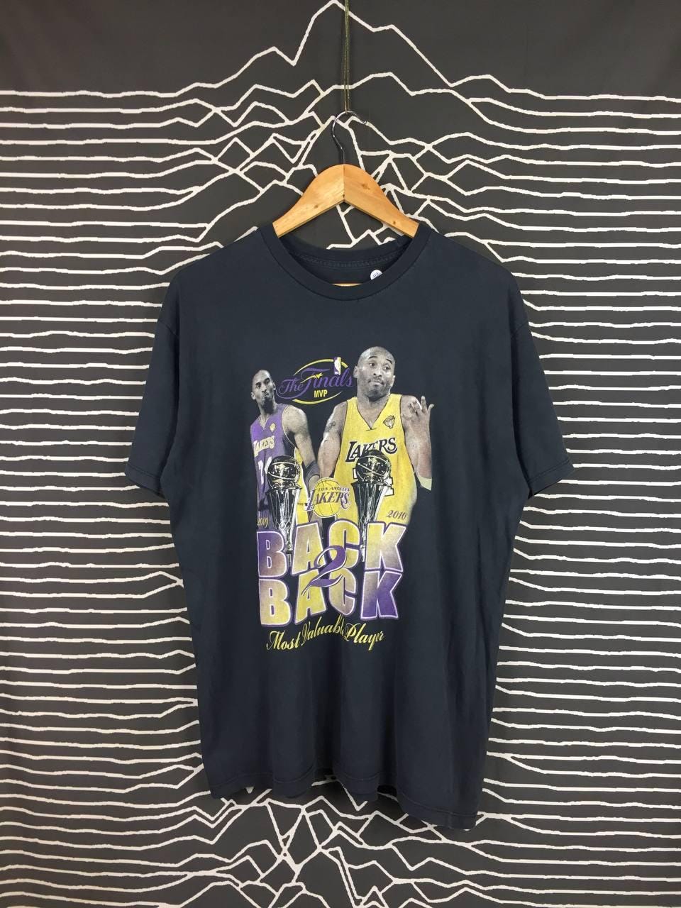 Vtg LA Lakers Kobe Bryant Back to Back NBA MVP Rap Tee Size L - Etsy