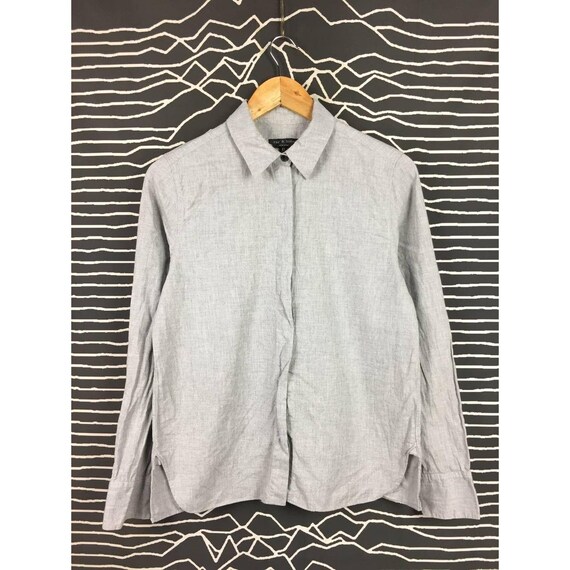 Rag & Bone New York Hidden Placket Long Sleeve Sh… - image 3