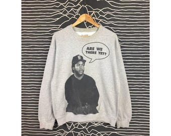 Vtg Ice Cube Are We There Yet? Movie Pop Culture Sweatshirt
