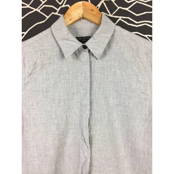 Rag & Bone New York Hidden Placket Long Sleeve Sh… - image 4