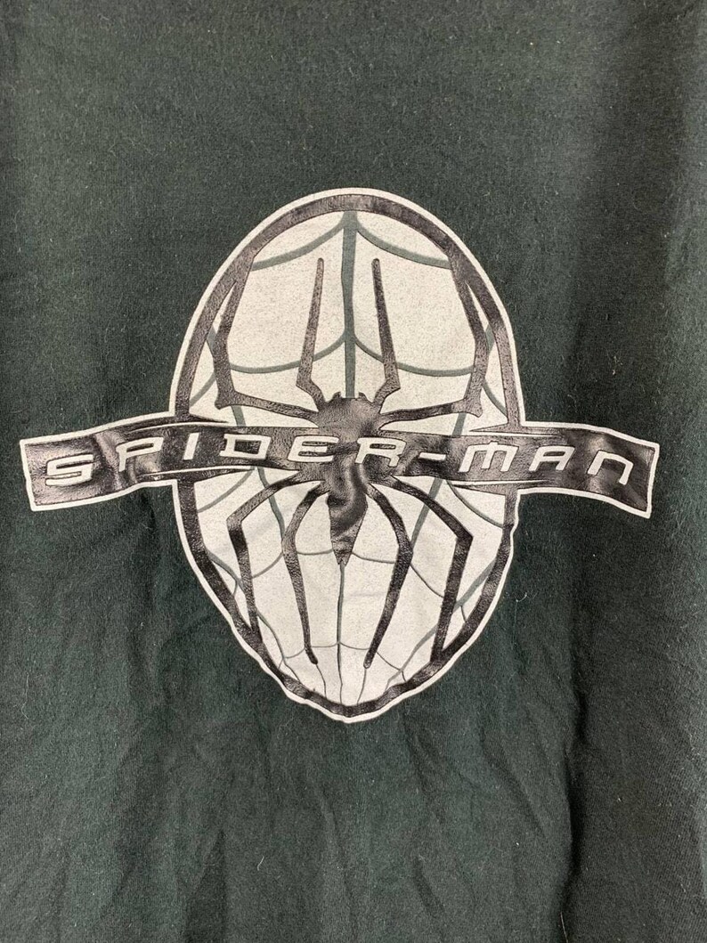 Vtg 2002 Spiderman Toby Maguire Movie Tee Size XL image 3