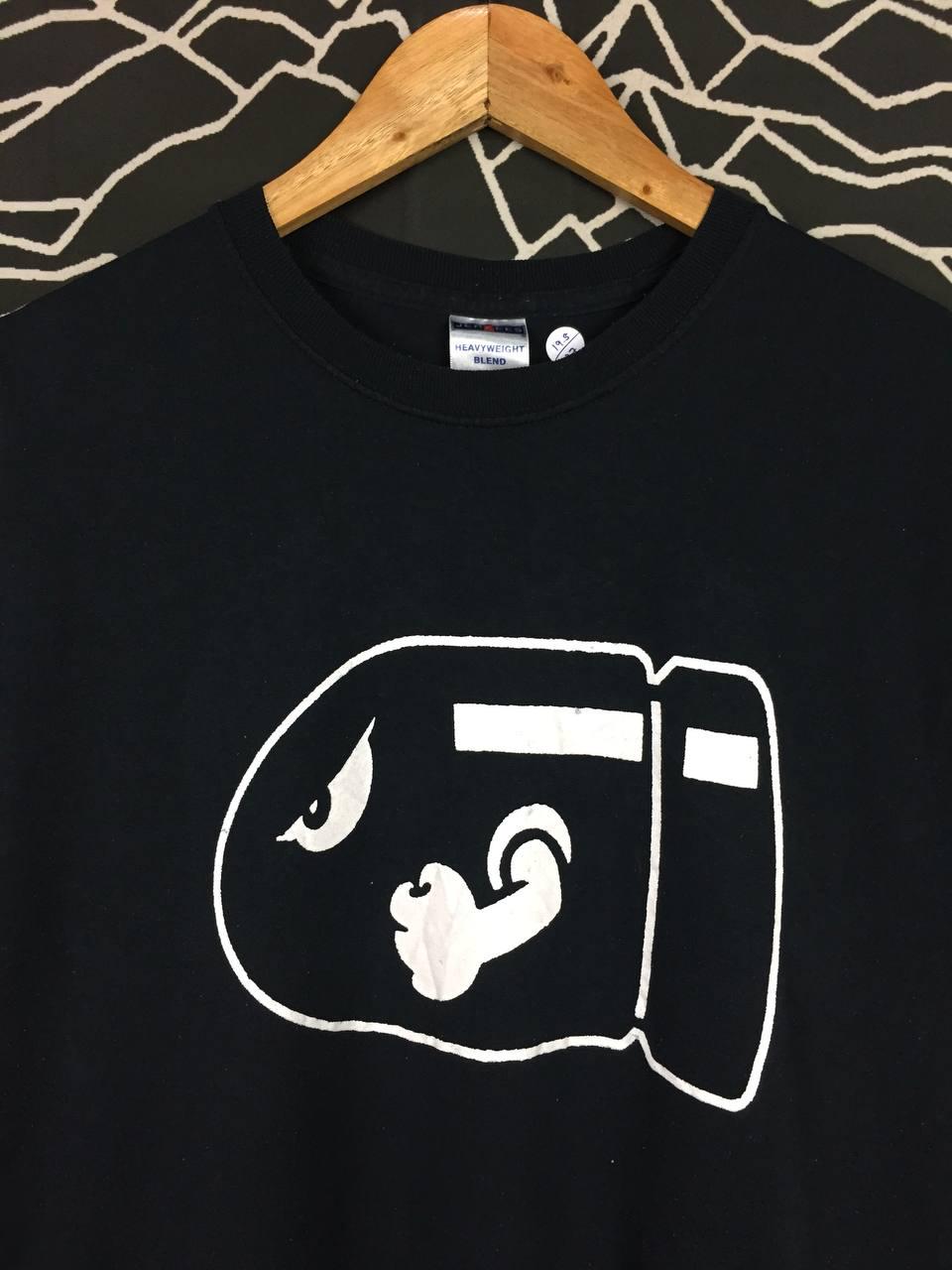 Vtg 00s Super Mario Nintendo Bullet Bill Big Logo Promo Tee Size M