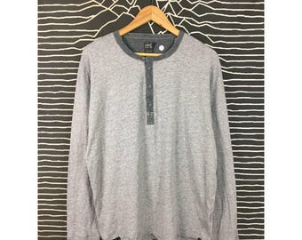 Grayers Clothiers Heritage Workwear Style Henley Tee