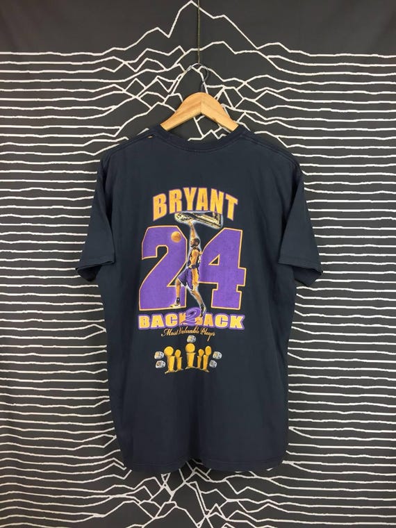 Vtg LA Lakers Kobe Bryant Back to Back NBA MVP Rap Tee Size L - Etsy