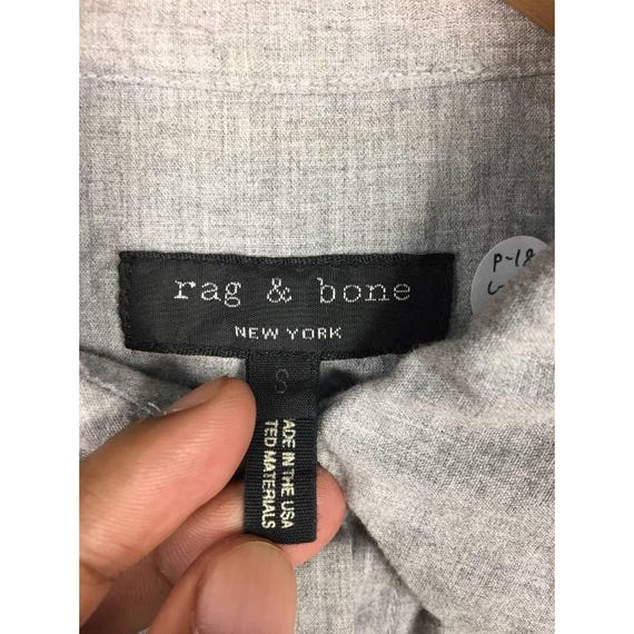 Rag & Bone New York Hidden Placket Long Sleeve Sh… - image 7