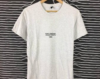 Vintage 90s Forty Percent Against Right FPAR T Shirt - Etsy