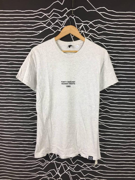 Vtg Forty Percent Against Right Japanese Brand Tee Size M - Etsy