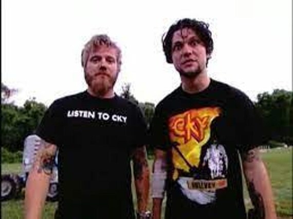 Vtg CKY Hellview 96 as Worn by Bam Margera Band Tee Size S