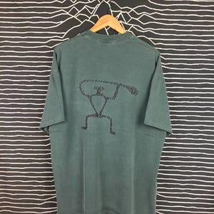 Vtg 90s Hanalei Kauai Hawaii Single Stitch Pop Art Tee Size XL
