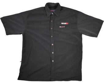 Vintage Phat Farm Ralliart Logo Oversized Button Up Shirt