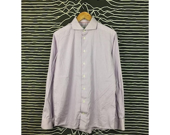 Eton of Sweden Striped Slim Fit Cutaway Collar Shirt