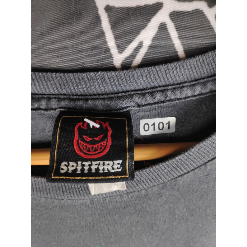 Vtg Spitfire Flame Skateboards Logo Skate Tee - Etsy