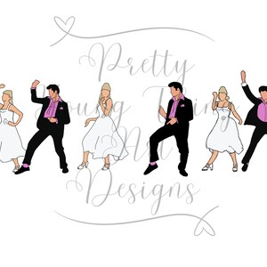HandJive, Grease Film Fan Art, Danny Zuko, Sandy Olsen.