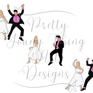 HandJive, Grease Film Fan Art, Danny Zuko, Sandy Olsen.