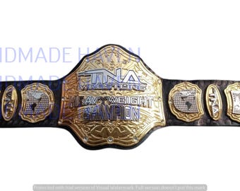 New Wild Cat TNA Wrestling Heavyweight Championship Belt Zinc Plated 4mm