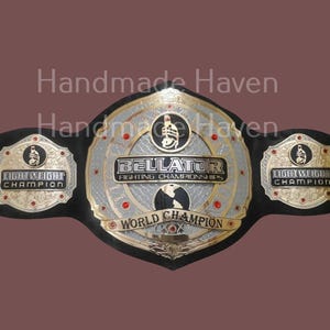 New Handmade UFC Bellator Kickboxing World Championship Belt