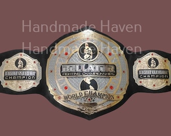 New Handmade UFC Bellator Kickboxing World Championship Belt