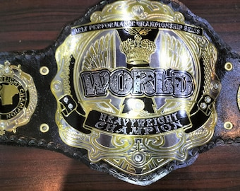 Custom Handmade World Heavyweight Championship Belt 2mm