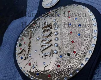 Hand made IWGP V1 Heavyweight Championship Wrestling Belt Title Zinc Dual Plated Leather Strap