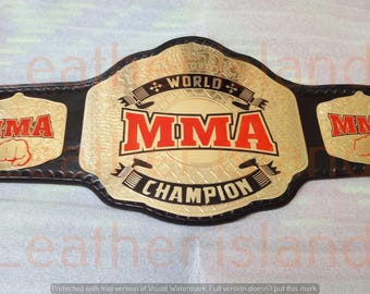 Handmade MMA Wrestling Championship Belt Adult Size