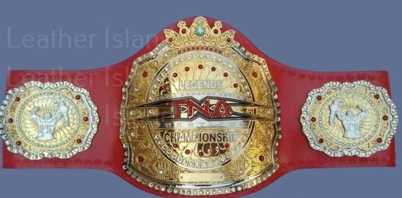 TNA Legends Heavyweight Championship Wrestling Belt
