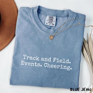 Comfort Colors Funny Track and Field Mom T-shirt, Track Mama Tee, Sports Mom Gift, Coach Track Field Apparel, Track and Field Parent Shirt