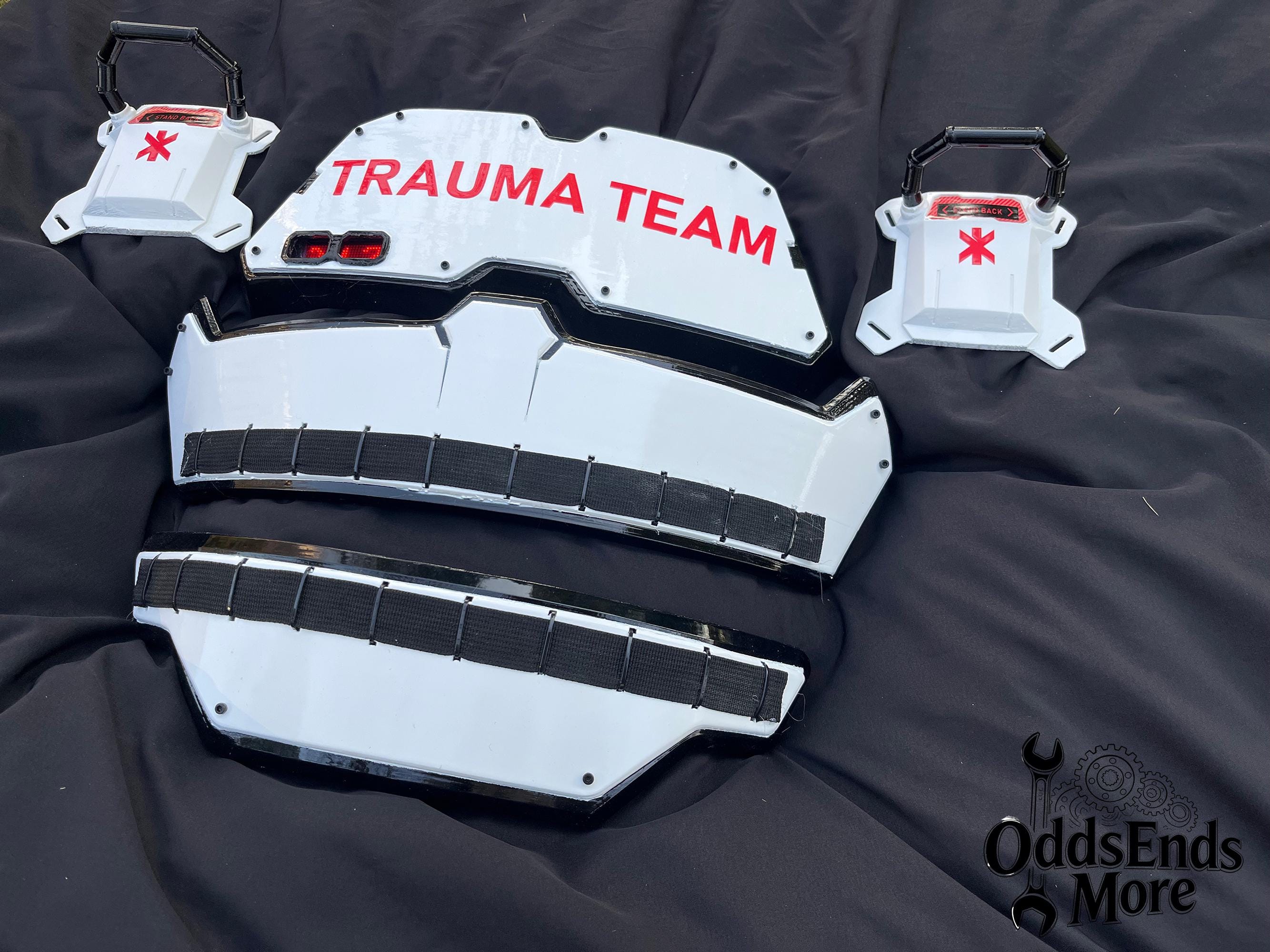 Cyberpunk 2077 Trauma Team Set Accessories| 3D Printed Chest Plate