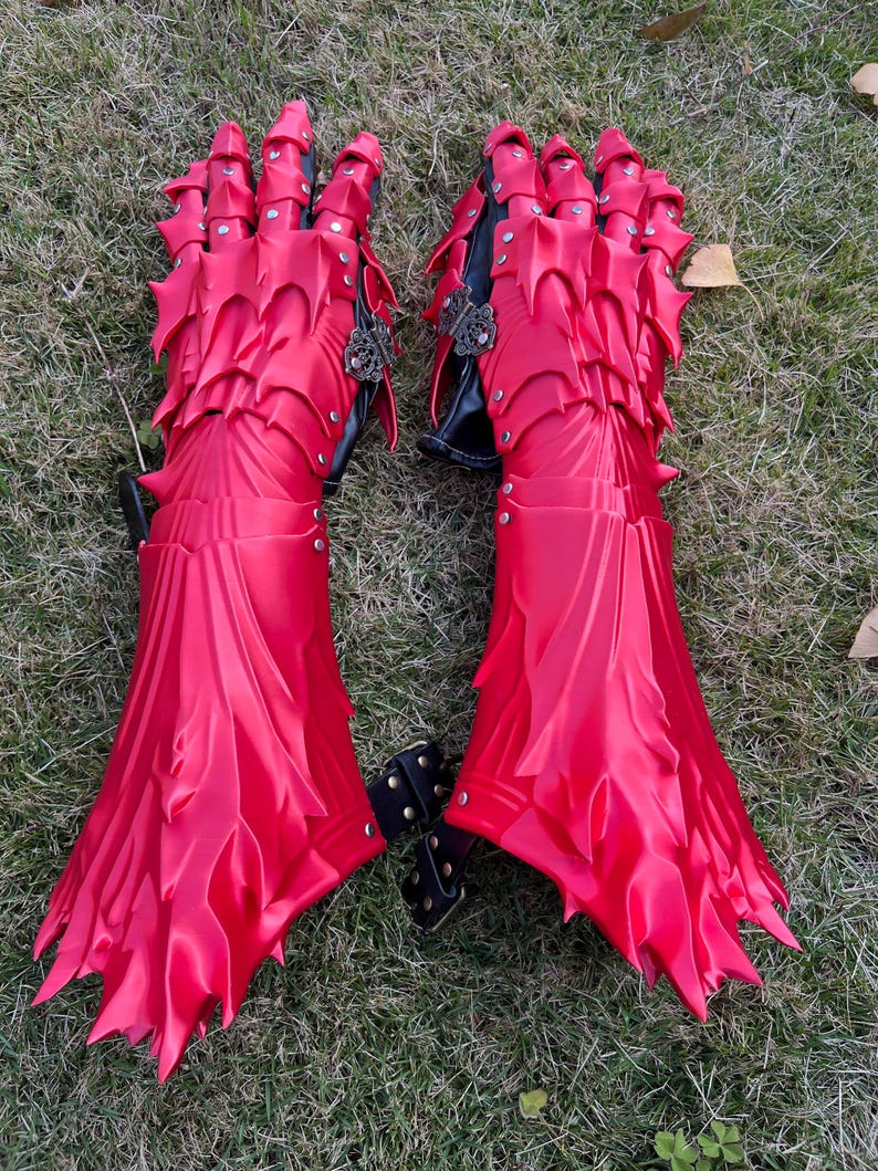 Drake Knight Gauntlets - Custom Metal Coating Colors | Elden Ring 3D ...